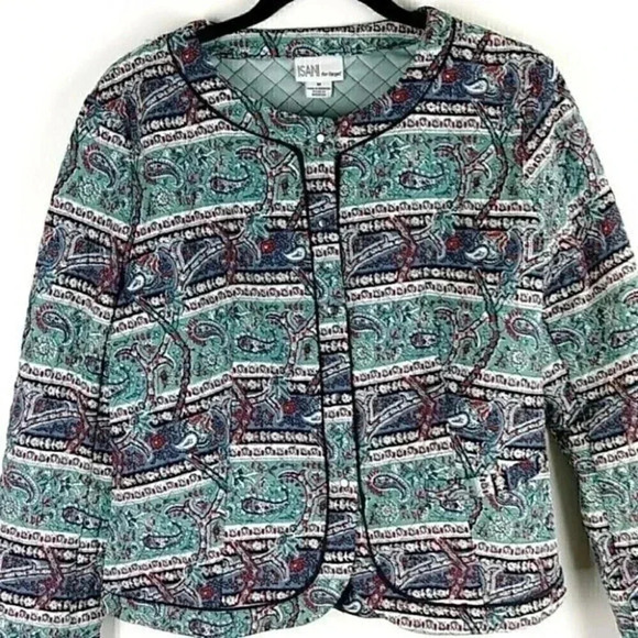 ISANI x Target Paisley Quilted Fall Button Up Jacket - Picture 4 of 7